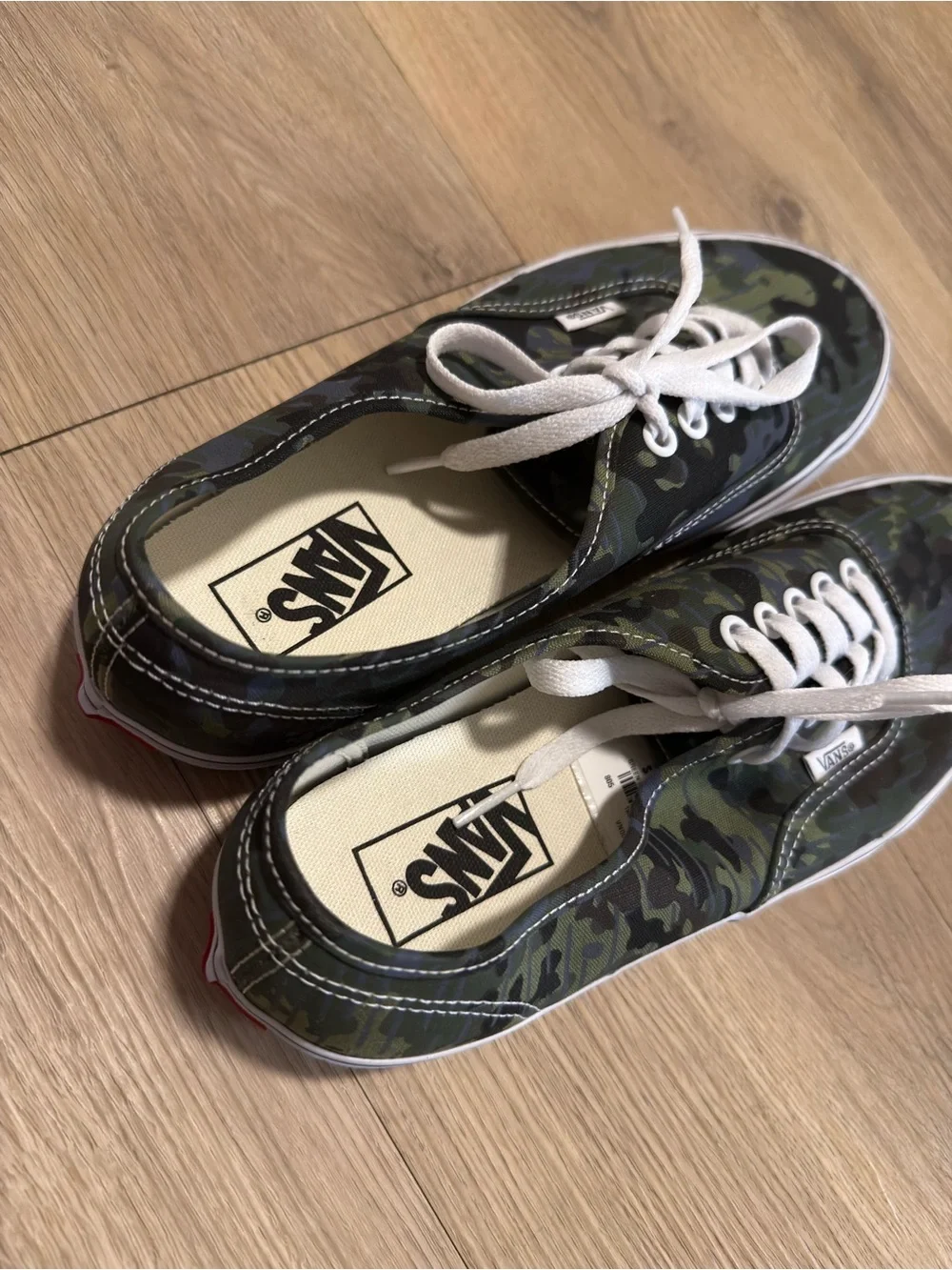 Vans Authentic Camo Canvas Sneakers
